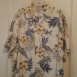Men's Island Mist Button-Front Hawaiian Shirt  XL